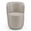 Ver imagem 6 de Poltrona Orgânica Decorativa Living Molly Veludo Bege - Desk Design