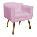 Ver imagem 3 de Kit 2 Poltrona Decorativa Julia Suede - D'Rossi