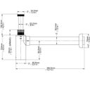 Ver imagem 2 de Sifão Cromado para Banheiro 35cm Docol