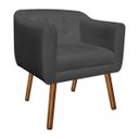 Ver imagem 3 de Kit 2 Poltrona Decorativa Julia Suede - D'Rossi