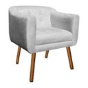 Ver imagem 3 de Kit 2 Poltrona Decorativa Julia Suede - D'Rossi