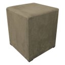 Ver imagem 2 de Kit 4 Puff Decorativo Dado Quadrado Suede Marrom Rato