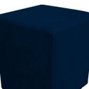 Ver imagem 3 de Kit 2 Puff Decorativo Dado Quadrado Suede Azul Marinho