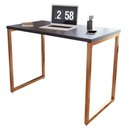 Ver imagem 1 de Mesa para Escritório Compacta Preto com Cobre - Moveisaqui