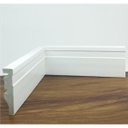Ver imagem 1 de Rodapé de Poliestireno Frisado Branco 7 Cm Barra de 2,40 M