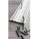 Ver imagem 2 de Rodapé de Poliestireno Frisado Branco 7 Cm Barra de 2,40 M