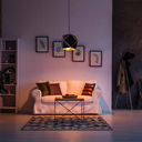 Ver imagem 2 de Lustre/pendente Alumínio Rpx Faces Preto 1 Lâmpada Design Moderno Industrial Quarto Sala