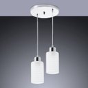 Ver imagem 3 de Pendente/luminária Track em Vidro Leitoso 02 Lâmpadas E27 Startec