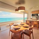 Ver imagem 6 de Lustre Pendente Madeira Violão 70cm 4 Luzes - Imbuia