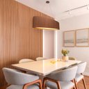 Ver imagem 4 de Lustre Pendente Madeira Oval 75 cm  - 4 luzes - Imbuia