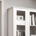 Ver imagem 6 de Cristaleira c iluminação 2 Portas 1 Gaveta Ditália E-954 cor:branco