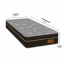 Ver imagem 2 de Colchão Solteirão Sr Life Silver Molas Ensacadas Espuma D26 96x203x27cm Marrom