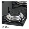 Fogão Cooktop Fisher 5 Bocas À Gás Mesa de Vidro Preto Bivolt - 3