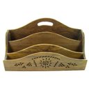 Ver imagem 1 de Porta Documentos Entalhado na Madeira Loja da Índia Perfeito para Organizar a Papelada