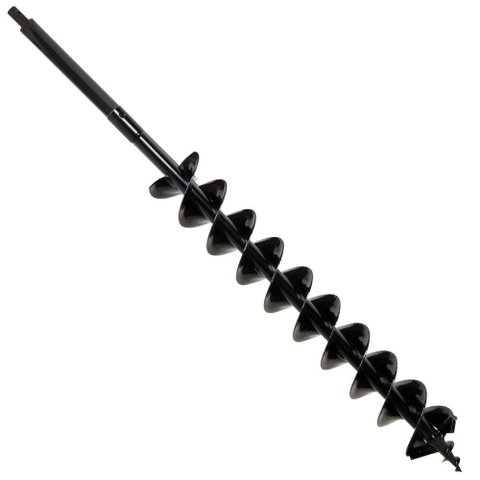 Broca para Perfurador de Solo 80x10cm com Espiral Duplo