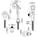 Ver imagem 2 de Ducha Higiênica Docol Luxo com Gatilho para Docol Base 1/2" Chrome
