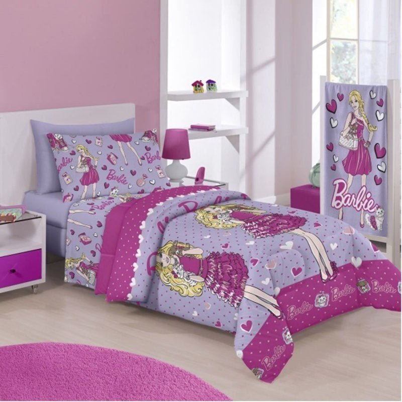 Jogo cama infantil barbie