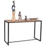 Aparador Para Sala De Jantar Estilo Industrial Preto Fosco - 1