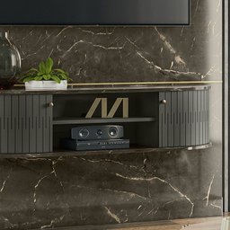 Painel Bancada Piso Teto 244x154cm TV 65 MT7151 Jade Oliva MDT - 6 Painel Bancada Piso Teto 244x154cm TV 65 MT7151 Jade Oliva MDT - 6