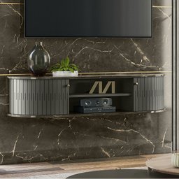 Painel Bancada Piso Teto 244x154cm TV 65 MT7151 Jade Oliva MDT - 8 Painel Bancada Piso Teto 244x154cm TV 65 MT7151 Jade Oliva MDT - 8