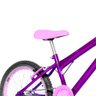 Bicicleta Infantil Feminina Aro 20 Aero Cor Violeta e Rosa - 4