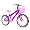 Bicicleta Infantil Feminina Aro 20 Aero Cor Violeta e Rosa - 8