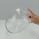 Ver imagem 2 de Vaso Decorativo Cachepô Enfeite 30x20x20cm Vidro Transparente