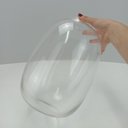 Ver imagem 3 de Vaso Decorativo Cachepô Enfeite 30x20x20cm Vidro Transparente
