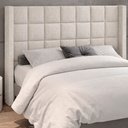 Ver imagem 1 de Cabeceira para Cama Box King 213cm Tratto Linho Off White - Sallar Home