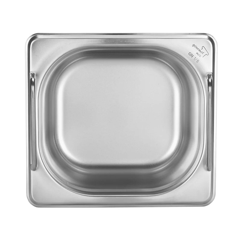 Cuba Gn Aço Inox 1/6 65 Mm com Alça Gourmet Mix - 3