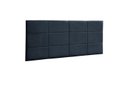 Ver imagem 1 de Cabeceira Painel Raissa 100 cm Suede Azul Marinho