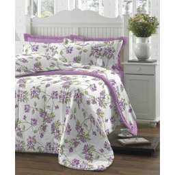 Kit Enxoval Queen 100% Algodão 7 peças Pétalas - Guerreiro - 1