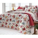 Ver imagem 1 de Jogo Lençol Casal 4 Pecas para Cama Box- Realce Premium - Talita