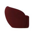 Ver imagem 6 de Poltrona Decorativa Sala de Estar Íbis Encosto Fixo Veludo Bordô G33 - Gran Belo