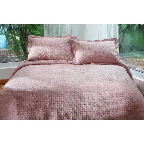 Colcha de Casal Bouti Bord Versailles | Jolitex - Rosa