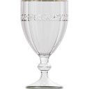 Ver imagem 2 de Kit 6 Taças Cristal 330ml Fio de Ouro Imperial Lyor Avulsa Servir Sucos Água Drinks Mesa Posta