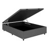 Cama Box Bau Casal Sintetico Premium Santo Box 47x138x188:cinza - 4