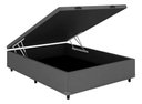 Ver imagem 4 de Cama Box Bau Casal Sintetico Premium Santo Box 47x138x188:cinza