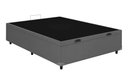 Ver imagem 3 de Cama Box Bau Casal Sintetico Premium Santo Box 47x138x188:cinza