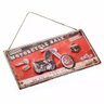 Placa Decoração Motorcycle Retrô Aço Laminado Ludi - 2