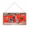 Placa Decoração Motorcycle Retrô Aço Laminado Ludi - 1