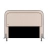 Cabeceira Estofada Cama Queen Lille com Led Bouclé Off White - M.a Bouclé Off White - 6