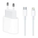 Ver imagem 1 de Cabo + Fonte 20w Turbo Compatível com Iphone 13 Pro Max