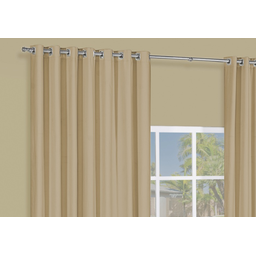 Cortina Quarto Percianas Bleckout Tecido Grosso Ilhós Cromado Corta Luz 2m Luxo - 3