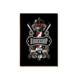 Kit 2 Placas Mdf Barbearia Old School Decoração Parede Br29 - 5