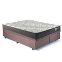 Ver imagem 2 de Base Box Baú King 193x203 Suede com Colchão Adapto Molas Ensacadas