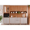 Ver imagem 1 de Cozinha Modulada 7 Peças Divina CZ609 Cinamomo/Off White MGM