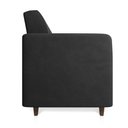 Ver imagem 4 de Sofá 03 Lugares Arezzo Suede Pés Chanfrado Tabaco - D’Rossi Preto