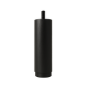 Ver imagem 3 de Mbox Pé de Cama Box 7 Unidades Pretas de 12 Cm Madeira