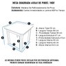 Kit Mesa + 4 Cadeiras Infantil Madeira Maciça Pinus Escolar Resistente Brincar Desenhar Educativa - 2